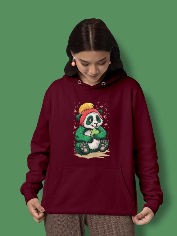 HAT PANDA - WOMEN'S HOODIE