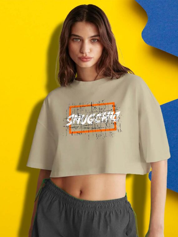 CREAT SOMETHING – WOMEN’S CROP OVERSIZE