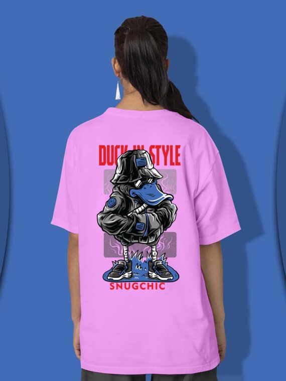 DUCK-IN-STYLE-WOMEN'S OVERSIZE TEES