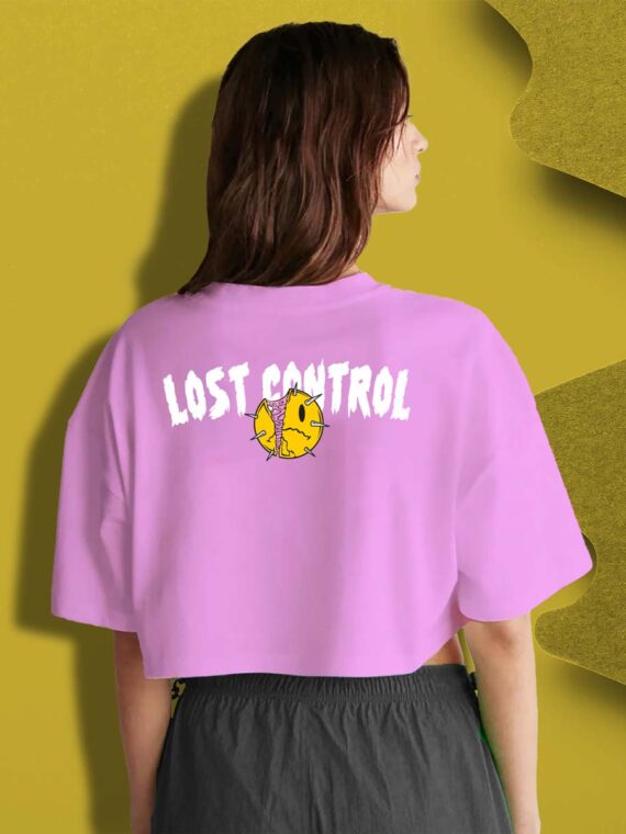LOST CONTROL – WOMEN’S CROP OVERSIZE