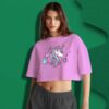 PRINCESS UNICORN – WOMEN’S CROP OVERSIZE TEES