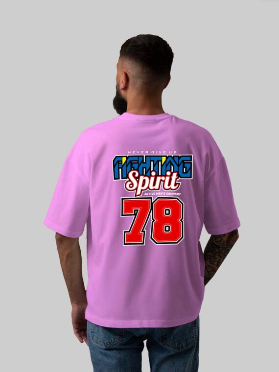 AGHTING SPIRIT-MEN'S OVERSIZE T-SHIRT