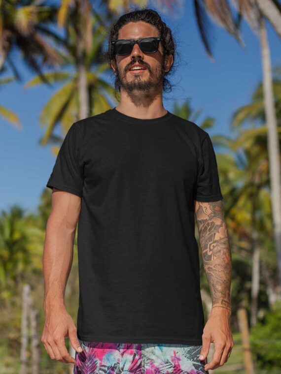 PLANE-MEN'S T-SHIRT-BL