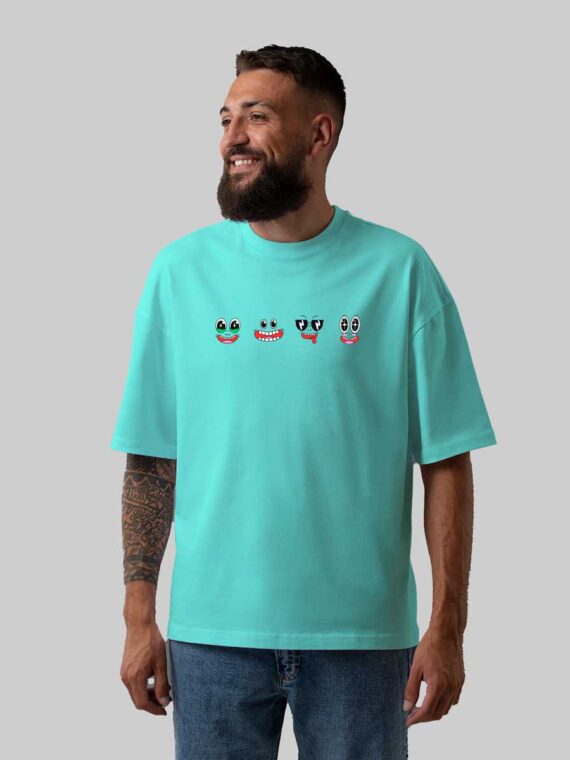 CUTE FUNKY- MEN'S OVERSIZE T-SHIRT