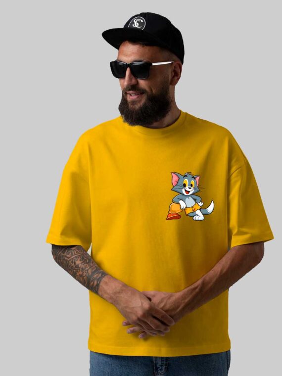 CUTE TOM- MEN'S OVERSIZE T-SHIRT