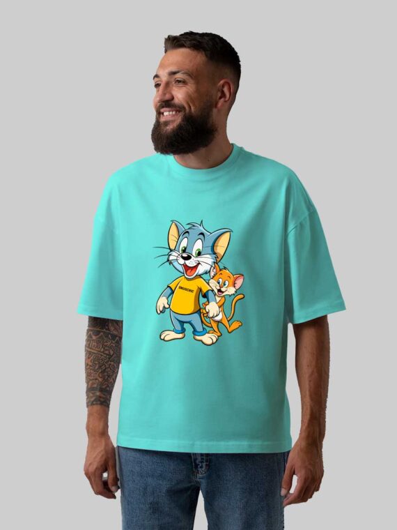DUO FUN-MEN'S OVERSIZE T-SHIRT