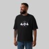 ERROR 404-MEN'S OVERSIZE T-SHIRT