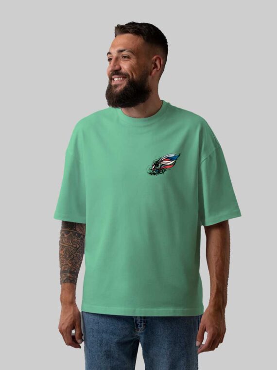 HUMAN EYE-MEN'S OVERSIZE T-SHIRT