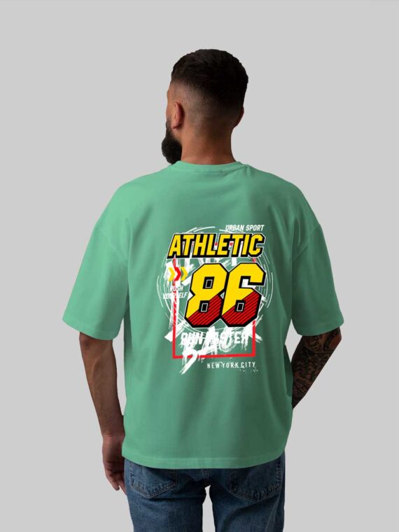 RUN FASTER-MEN'S OVERSIZE T-SHIRT