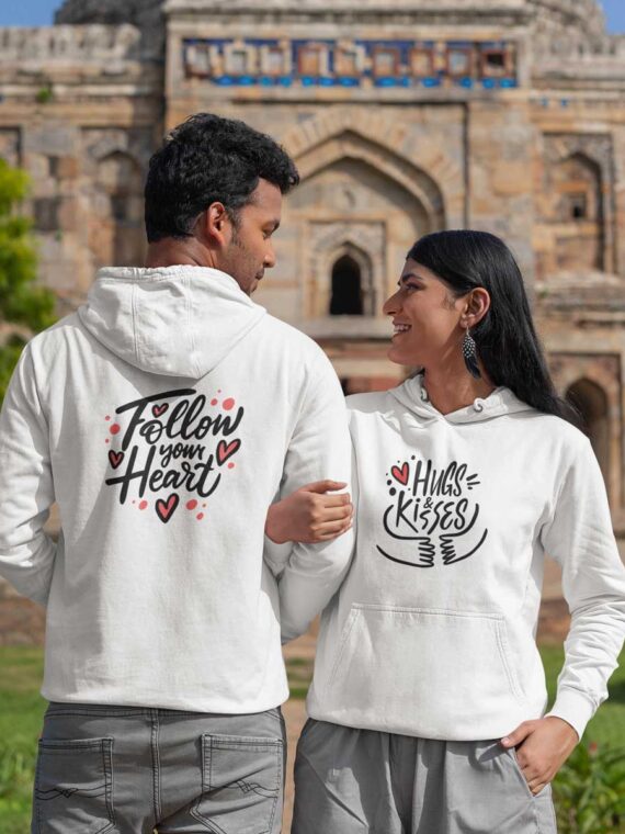 FOLLOW YOUR HEART - COUPLE HOODIES