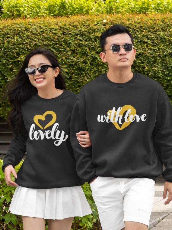 LOVELY WITH LOVE- COUPLE SWEATSHIRT