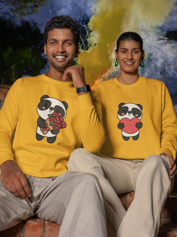 PROPOSAL PANDA- COUPLE SWEATSHIRT