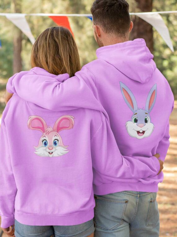 RABBIT LOVED - COUPLE HOODIES