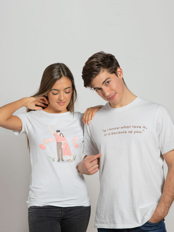 BECAUSE OF LOVE - COUPLE T-SHIRT