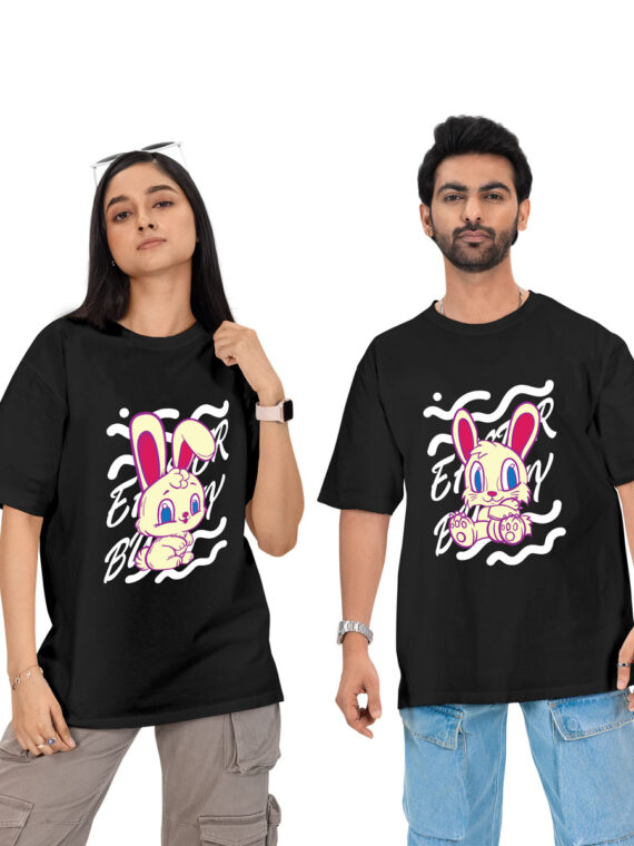 BUNNY POP COUPLE OVERSIZE T-SHIRT