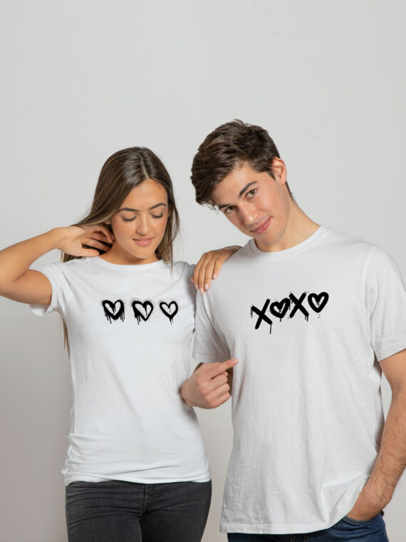GRAFFITI HEART - COUPLE T-SHIRT