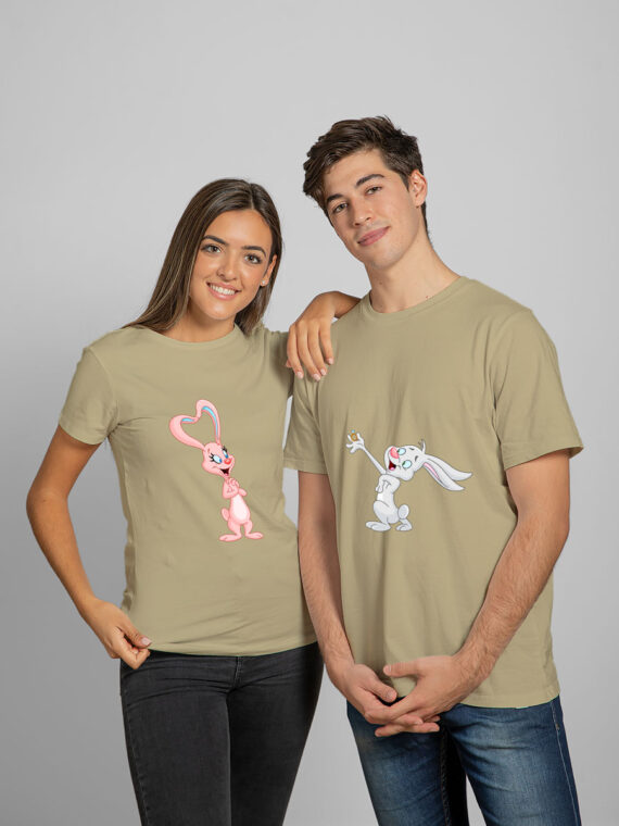 HAPPY BUNNY - COUPLE T-SHIRT