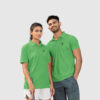 PISTA-GREEN - COUPLE POLO T-SHIRT