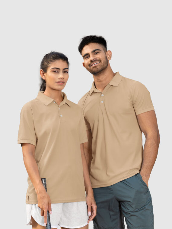 PLANE PEACH - COUPLE POLO T-SHIRT