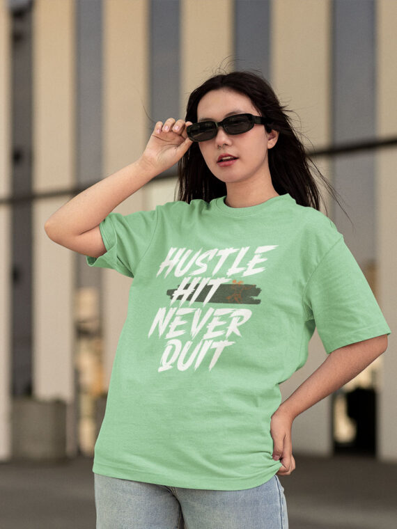 HUSTLE HIT - WOMEN'S OVERSIZE TEES