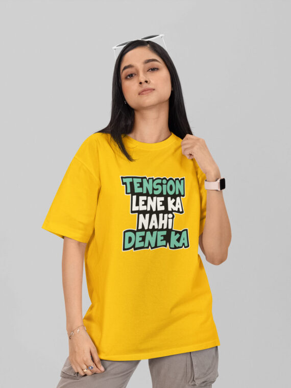 TENTION - WOMEN'S OVERSIZE TEES