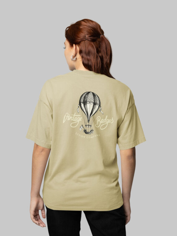 VINTAGE BADGES - WOMEN'S OVERSIZE TEES