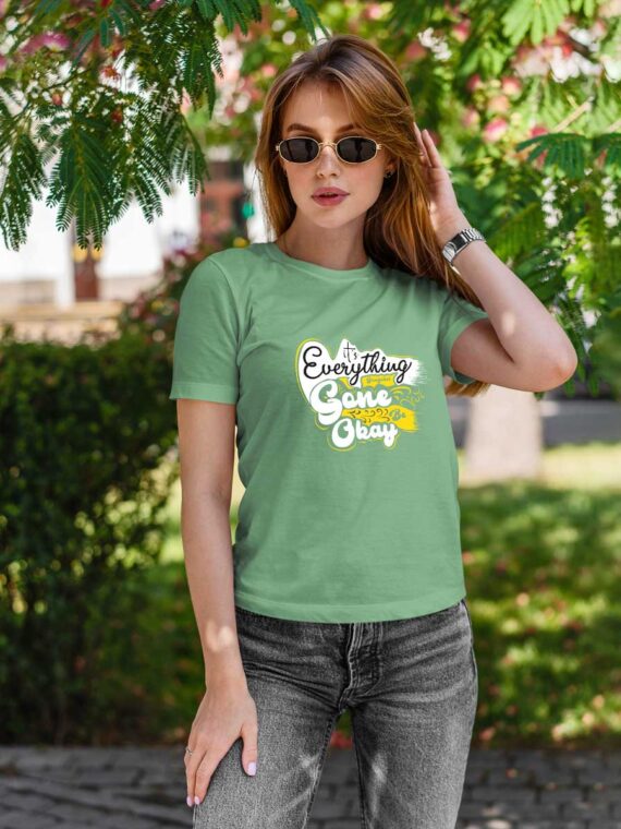 BE OKAY WOMEN'S T-SHIRT