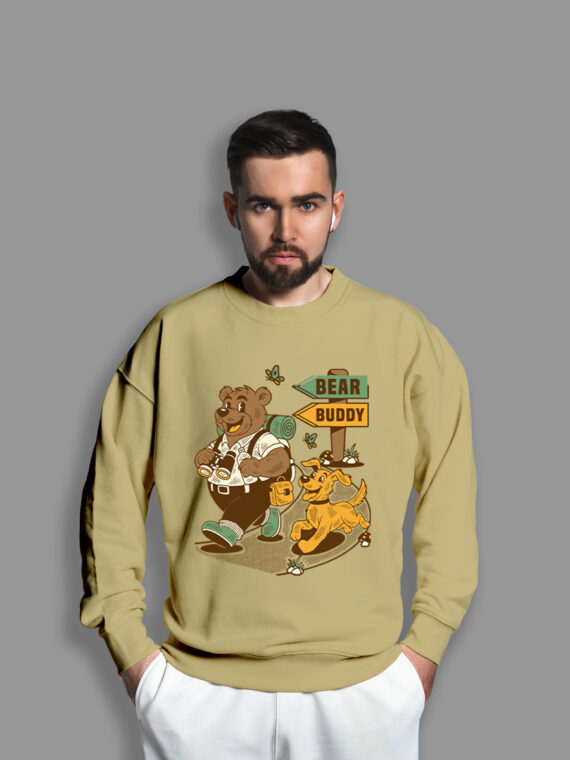 BEAR BUDDY - MEN'S SWEATSHIRT