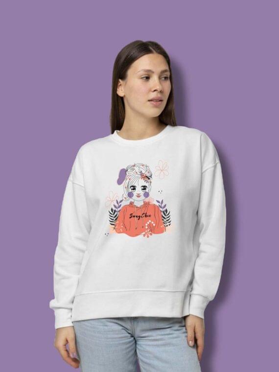 CUTE EYE GIRLS - WOMEN'S SWEATSHIRT