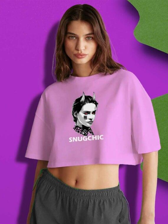 DEVIL MODE – WOMEN’S CROP OVERSIZE