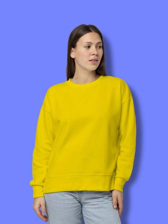 PLANE YELLOW  - WOMEN'S SWEATSHIRT