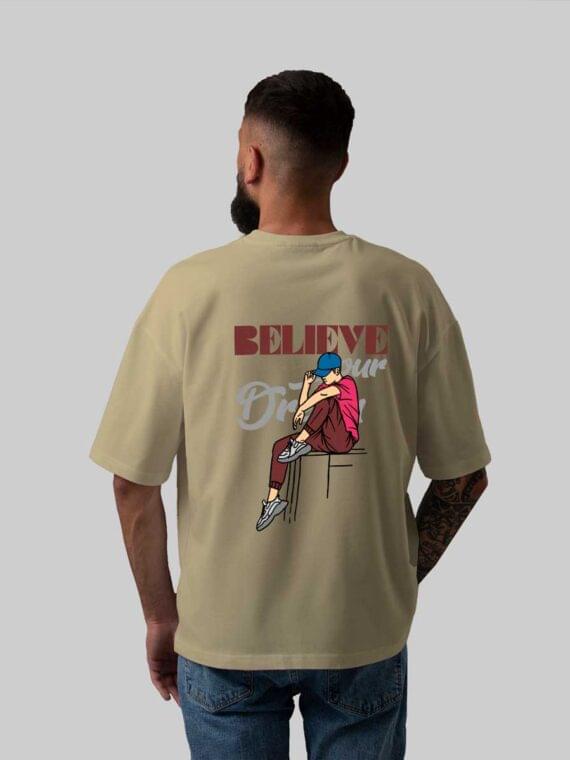 BELIEVE - MEN'S OVERSIZE T-SHIRT