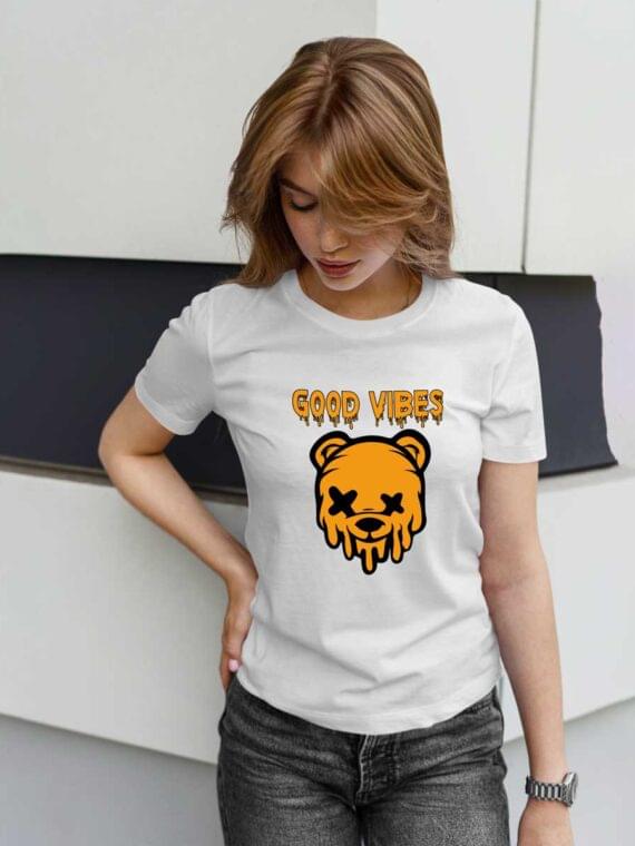 GOOD-VIBES- WOMEN'S T-SHIRT