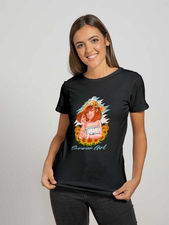 SUMMER GIRL WOMEN'S T-SHIRT