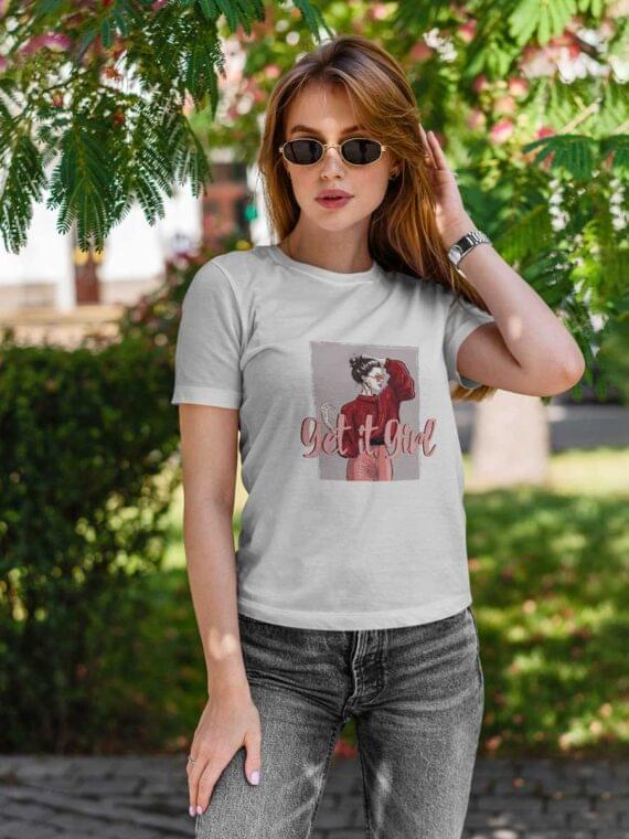 GET IT GIRL WOMEN'S T-SHIRT
