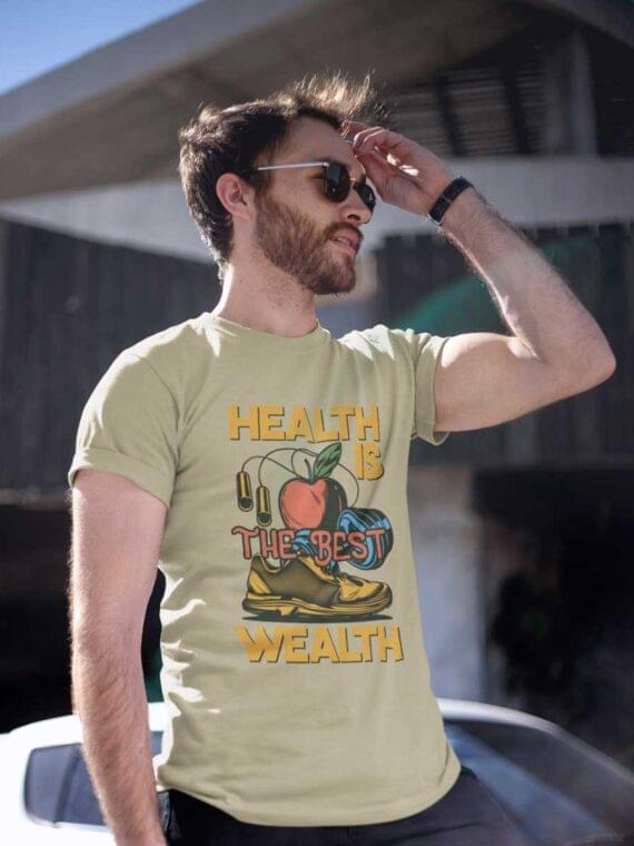 HEALTH IS WEALTH - T-SHIRT