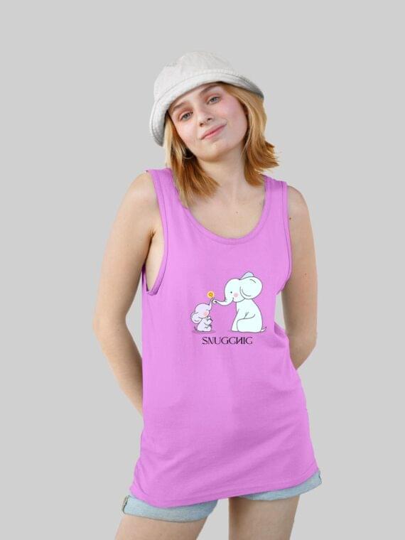 SUNFLOWER ELEPHANT - WOMEN'S TANK TOP